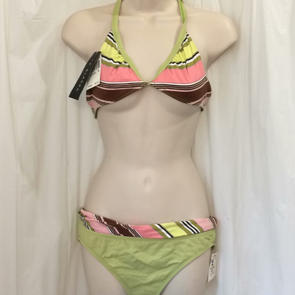 Beautiful NWT La Blanca 2 Piece Swimsuit Size 8